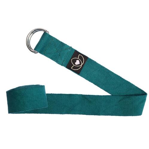 Yoga riem extra lang donkergroen - Lotus, Sport en Fitness, Overige Sport en Fitness, Nieuw, Verzenden