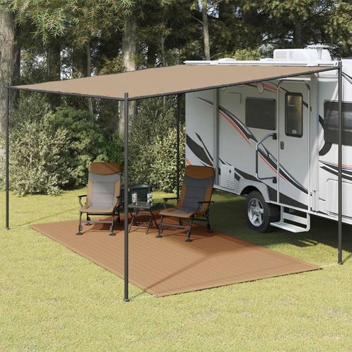 vidaXL Tenttapijt 250x350 cm taupe, Caravans en Kamperen, Kampeeraccessoires, Nieuw, Verzenden