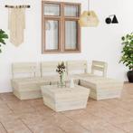 vidaXL 5-delige Loungeset pallet geïmpregneerd vurenhout, Tuin en Terras, Tuinsets en Loungesets, Verzenden, Nieuw, Hout, Loungeset
