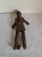 Folk Art - Speelgoed - Antique Folk Art Carved Wooden Pull