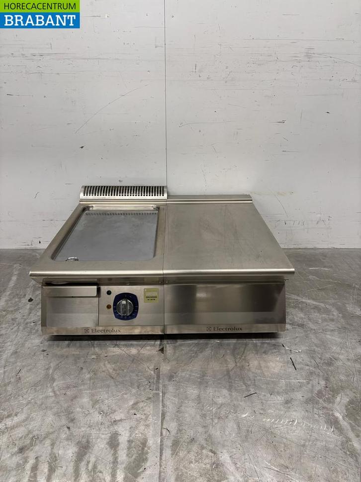 RVS Electrolux Gladde Bakplaat met werkunit 80 cm 400V, Zakelijke goederen, Horeca | Keukenapparatuur, Gebruikt, Ophalen of Verzenden