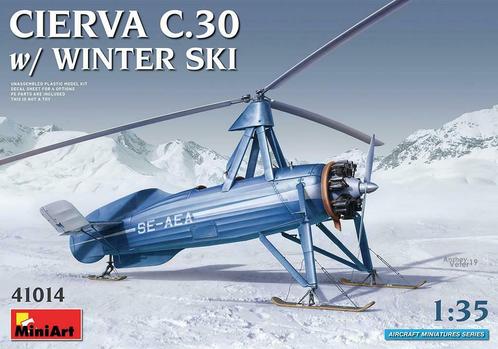 Miniart - Cierva C.30 W. Winter Ski 1:35 (1/20) * - MIN41014, Hobby en Vrije tijd, Modelbouw | Overige, Nieuw, Verzenden