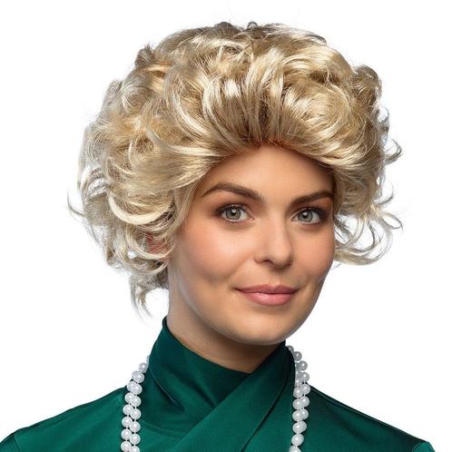 Blonde Pruik Kort, Hobby en Vrije tijd, Feestartikelen, Nieuw, Verzenden