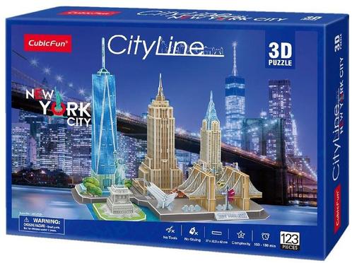 City Line - New York City 3D Puzzel | CubicFun - Puzzels, Hobby en Vrije tijd, Denksport en Puzzels, Nieuw, Verzenden