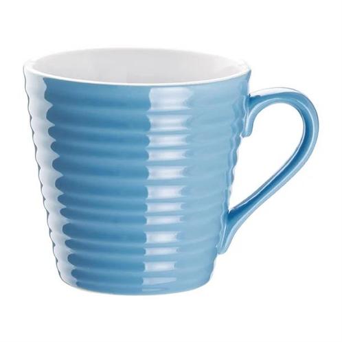 Café mokken blauw 34cl  | (6 stuks), Zakelijke goederen, Horeca | Overige, Verzenden