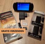 PSP 1004 zwart complete set, Spelcomputers en Games, Spelcomputers | Sony PSP, Nieuw