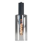 Glazen lampenkap Semi Smoked Glas | Langwerpig | Ø12cm, Huis en Inrichting, Lampen | Lampenkappen, Zwart, Rond, Nieuw, Ophalen of Verzenden