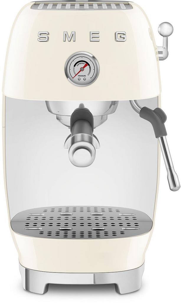 Smeg ECF03CREU koffiemachine - creme, Witgoed en Apparatuur, Koffiezetapparaten, Nieuw, Verzenden