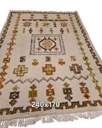 Berber tapijt 240x170 wollen vloerkleed handgeknoopt marokko, 150 tot 200 cm, 200 cm of meer, Ophalen of Verzenden, Zo goed als nieuw