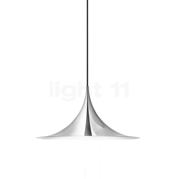 Gubi Semi Hanglamp, chroom - ø¸30 cm (Hanglampen), Huis en Inrichting, Lampen | Hanglampen, Nieuw, Verzenden