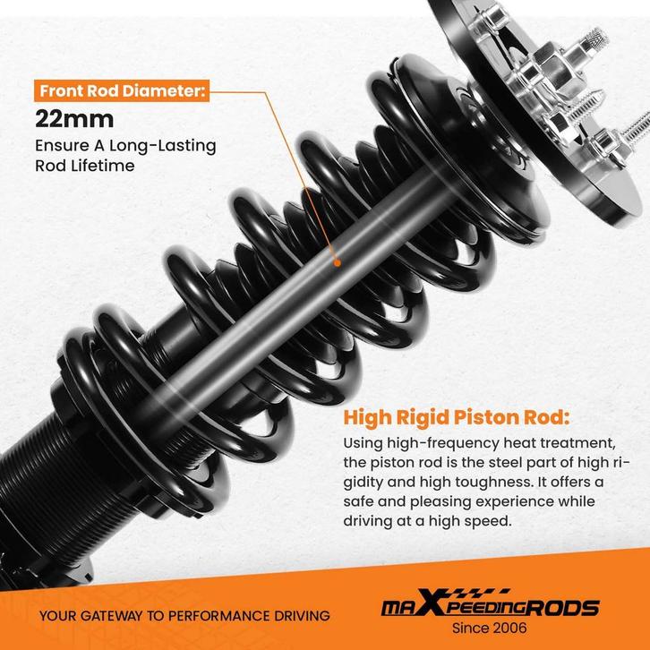 MaXpeedingrods 24 Ways Damper Coilovers Kit compatible fo..., Auto-onderdelen, Ophanging en Onderstel, Nieuw, BMW, Verzenden