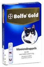 Bolfo Gold Kat Vlooiendruppels - 80 2 PIPET (43583), Verzenden, Nieuw