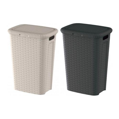 Weave Wasmand – 53 Liter – Set van 2 – Donkergrijs &amp;, Huis en Inrichting, Overige Huis en Inrichting, Nieuw, Ophalen of Verzenden
