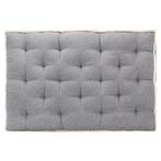 vidaXL Bankkussen pallet 120x80x10 cm antracietkleurig, Huis en Inrichting, Woonaccessoires | Kussens, Verzenden, Nieuw