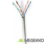 Nedis CCBG8520GY100S netwerkkabel Grijs 100 m Cat6 U/UTP