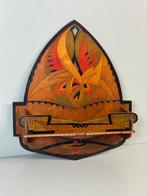 Brievenhouder - Antieke Art Deco Brievenhouder: Uniek Houten, Antiek en Kunst