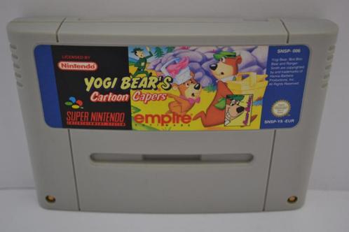 Yogi Bears Cartoon Capers (SNES EUR), Spelcomputers en Games, Games | Nintendo Super NES, Zo goed als nieuw, Verzenden