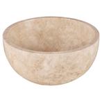 Waskom Differnz Lodi 38 cm Marmer Beige, Ophalen of Verzenden, Nieuw, Overige typen