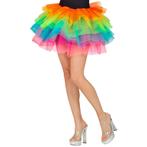 Regenboog Tutu Dames 45cm, Verzenden, Nieuw