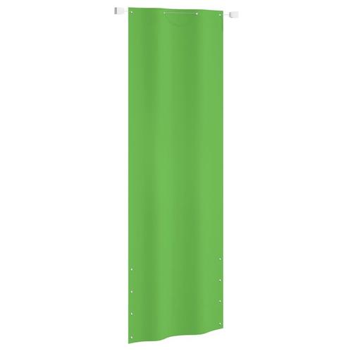 vidaXL Balkonscherm 80x240 cm oxford stof lichtgroen, Tuin en Terras, Zonneschermen, Nieuw, Verzenden
