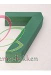 Cijfer 7 van steekschuim oase voor verse bloemen 27 x 20,5, Ophalen of Verzenden, Nieuw
