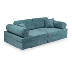 Blauwe Montessori speelbank van zachte corduroy stof, Kinderen en Baby's, Kinderkamer | Inrichting en Decoratie, Ophalen of Verzenden