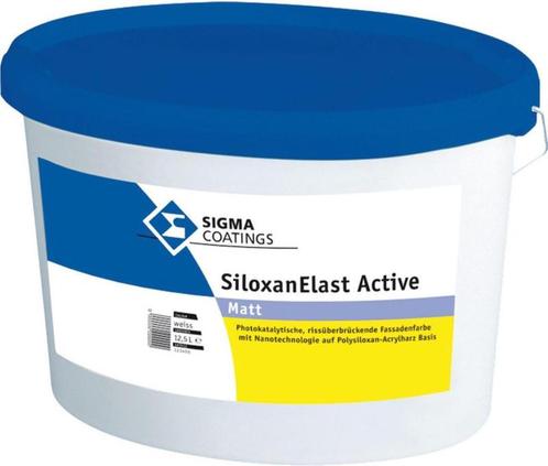 Sigma Siloxan Elast Active - Wit - 4 liter, Doe-het-zelf en Verbouw, Verf, Beits en Lak, Verzenden