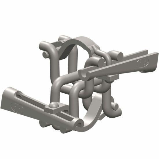 Kruiskoppeling met vaste spie, Doe-het-zelf en Verbouw, Steigers, Gevelsteiger, Zo goed als nieuw, 2 tot 5 meter, Ophalen