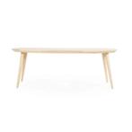 Eettafel Elijah - 260cm - Naturel - 96214 - eettafel, Huis en Inrichting, Tafels | Eettafels, Nieuw, Overige materialen