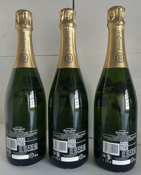 2011 Perrier-Jouët, Belle Epoque - Champagne Brut - 3 Fles, Verzamelen, Wijnen