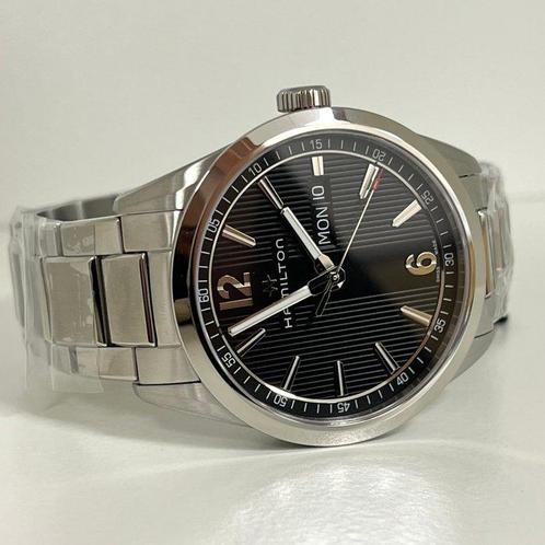 Hamilton - Broadway Day Date Quartz - H43311135 - Heren -, Sieraden, Tassen en Uiterlijk, Horloges | Heren