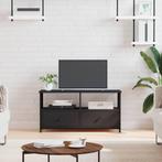vidaXL Tv-meubel 90x33x45 cm bewerkt hout en ijzer zwart, Huis en Inrichting, Kasten | Televisiemeubels, Nieuw, Verzenden