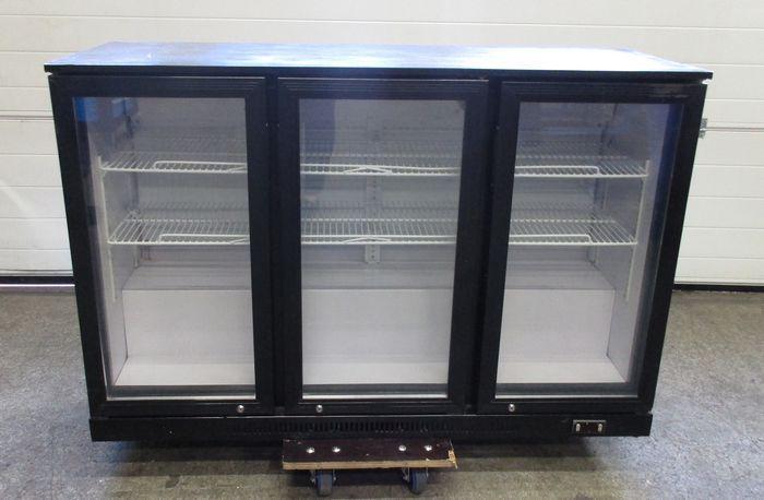 Barkoeling met 3 deuren, B134 x D51 x H89cm, Stekkerklaar, Witgoed en Apparatuur, Koelkasten en IJskasten, Gebruikt