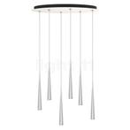 Grau Niceone Hanglamp LED Cluster - 6-lichts, chroom glimmen, Verzenden, Nieuw