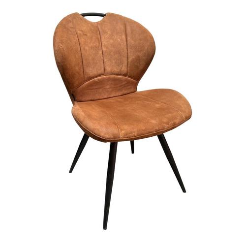 MX Sofa Eetkamerstoel Miracle | Cognac | Microvezel stof, Huis en Inrichting, Stoelen, Nieuw, Ophalen