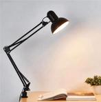 Nieuw | Verstelbare Bureaulamp Zwart - Flexibele E27 lamp, Huis en Inrichting, Verzenden, Nieuw, Kunststof, 50 tot 75 cm