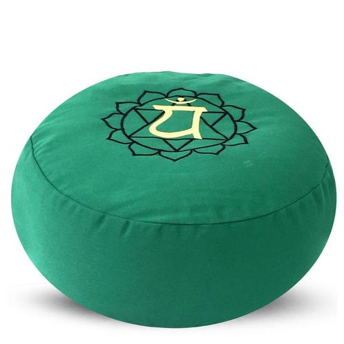 Meditatiekussen met Borduursel - Heart Chakra, Sport en Fitness, Gezondheidsproducten en Wellness, Nieuw