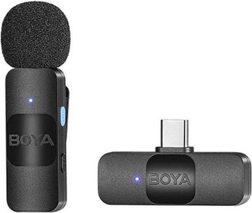 Boya Ultra-Compacte Draadloze Microfoon BY-V10 voor Android, Muziek en Instrumenten, Microfoons, Nieuw, Verzenden
