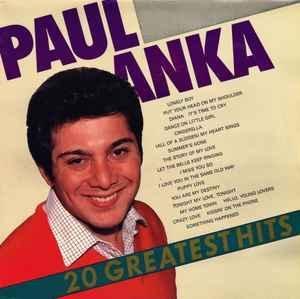 LP gebruikt - Paul Anka - 20 Greatest Hits, Cd's en Dvd's, Vinyl | Pop, Zo goed als nieuw, Verzenden