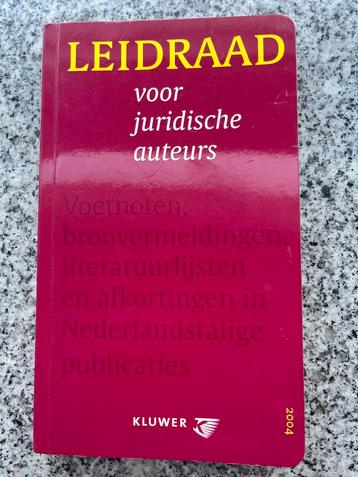 Leidraad voor juridische auteurs