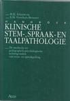 Handboek klinische stem- en spraakpathologie