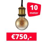 LED Railverlichting Horeca Craft Gold 10 spots + 10M rails, Ophalen of Verzenden