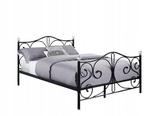 Metalen bedframe met lattenbodem- 140x200-versierd - zwar..., Kinderen en Baby's, Kinderkamer | Bedden, Ophalen of Verzenden, Nieuw