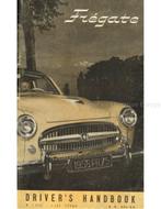 1955 RENAULT FREGATE INSTRUCTIEBOEKJE ENGELS