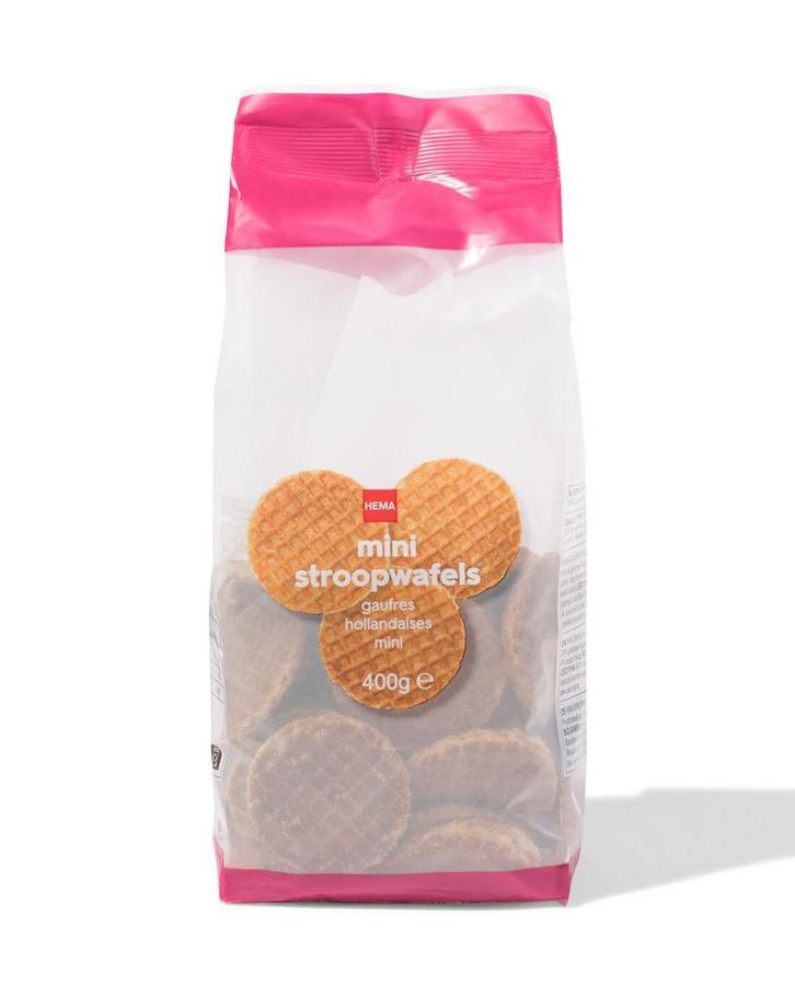 HEMA Mini stroopwafels XL 400g, Diversen, Levensmiddelen, Verzenden