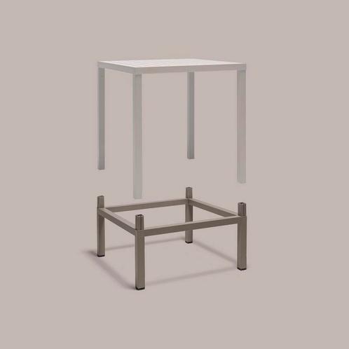 Nardi Kit voor Cube tuintafel Aluminium 70x70 cm - Tabak, Tuin en Terras, Tuintafels, Ophalen of Verzenden