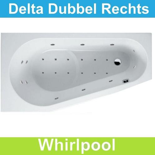 Ligbad Riho Delta Rechts 160 x 80 cm Whirlpool Dubbel, Doe-het-zelf en Verbouw, Sanitair, Bad, Nieuw, Ophalen of Verzenden