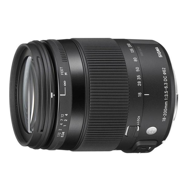 Sigma 18-200mm f/3.5-6.3 DC OS HSM Macro Contemporary Canon, Audio, Tv en Foto, Fotografie | Lenzen en Objectieven, Standaardlens