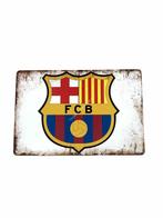 Metalen Wandbord - FC Barcelona - Voetbal, Ophalen of Verzenden, Nieuw