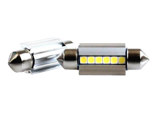 C5W autolamp 2 stuks | LED festoon 36mm | 6-SMD 2.3W - 6000K, Auto-onderdelen, Verlichting, Nieuw, Verzenden